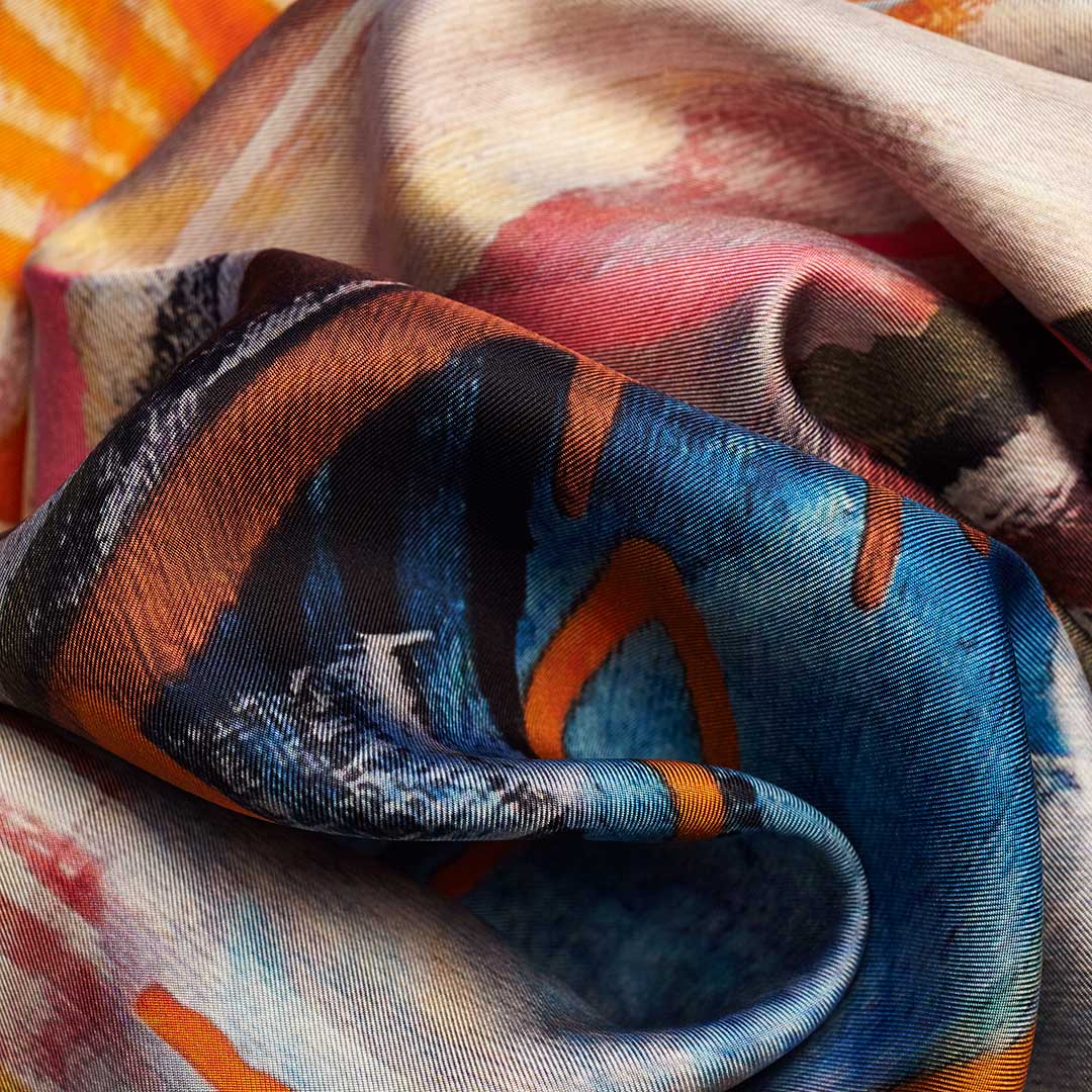 Rodrigo Branco silk scarf street art