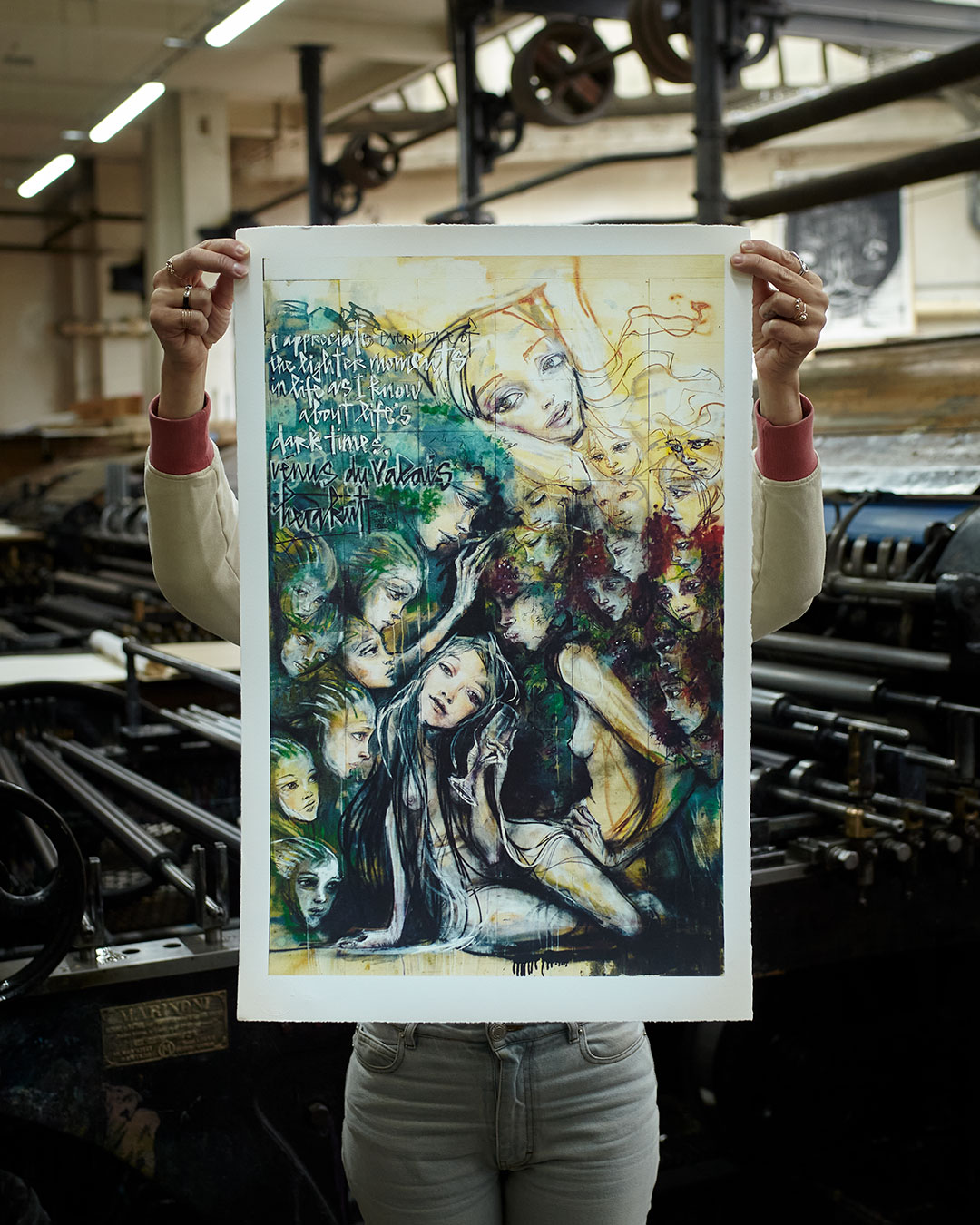HERAKUT SIGNED ART PRINT LITHOGRAPH